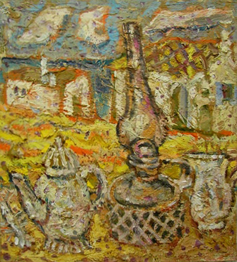 Sakov.  Skizze mit Lampe - 1. Öl,LW 45х50 1998